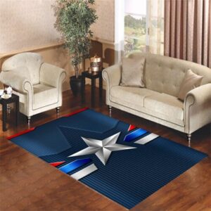 capt america emblem Living room carpet rugs