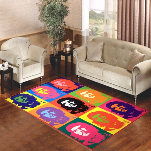 che guevara warhol look Living room carpet rugs