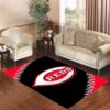 chicago red logo  baseball Living room carpet rugs