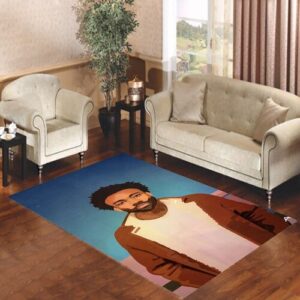 childish gambino illustration Living room carpet rugs