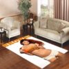 cleveland brown girl fans Living room carpet rugs