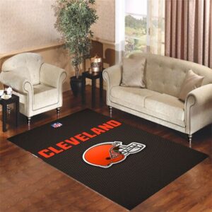 cleveland browns and helm Living room carpet rugs