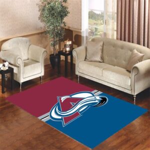 colorado avalanche logo history Living room carpet rugs