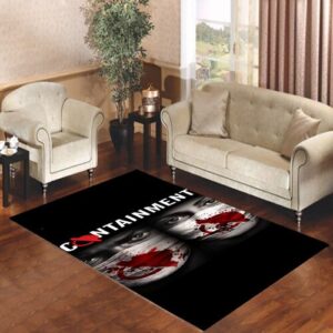 contaiment poster Living room carpet rugs