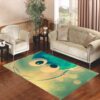 cookie monster with headphones Living room carpet rugs