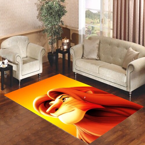 cooll scar the lion king Living room carpet rugs