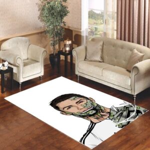 cristiano ronaldo-real madrid robot Living room carpet rugs