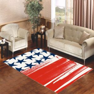 cute memorial day background Living room carpet rugs
