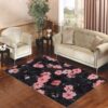 cute rose Living room carpet rugs