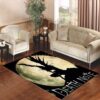 death note moon Living room carpet rugs