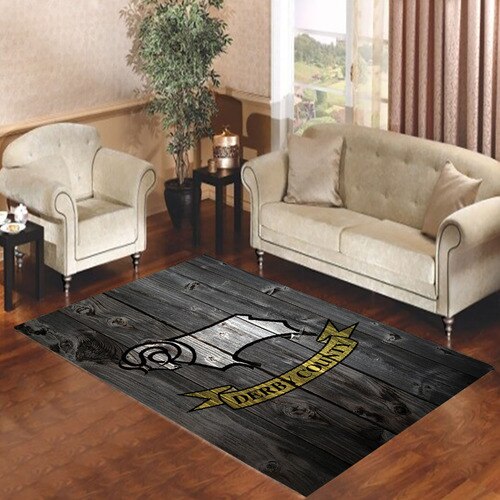 derby county wood logo Living room carpet rugs