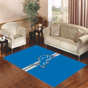 detroit lions Living room carpet rugs