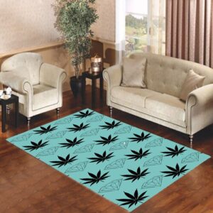 diamond floral Living room carpet rugs
