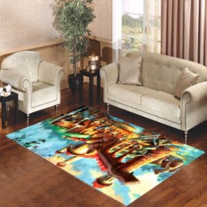 disney LIttle Mermaid World Fantasyland Living room carpet rugs