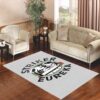 distrssed striker eureka logo Living room carpet rugs