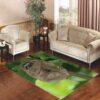 dolla dolla bill sloth hanging from tree Living room carpet rugs