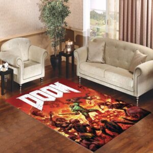 doom 2016 cover Living room carpet rugs
