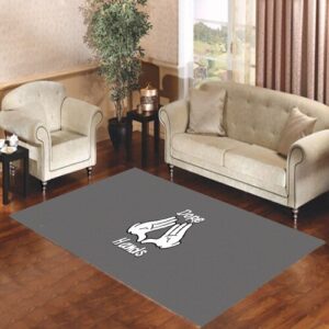 dope diamond logo hands Living room carpet rugs