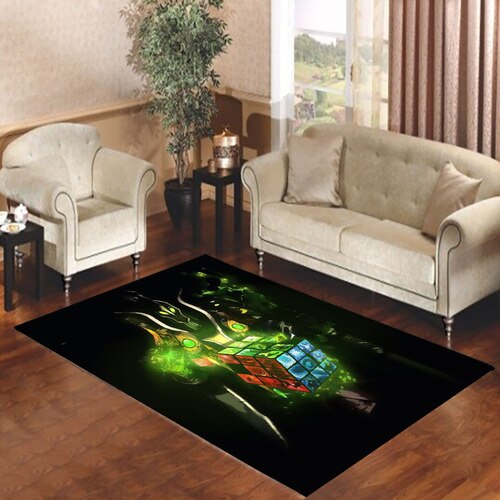 dota 2 rubick green Living room carpet rugs