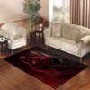 dota2 skull fire logo Living room carpet rugs