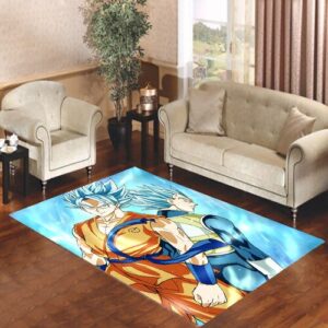 dragon ball z back to back Living room carpet rugs