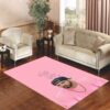 drake wallpaper pink Living room carpet rugs