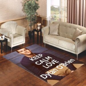 dylan obrien keep calm quote Living room carpet rugs