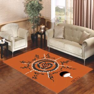 eight trigrams kyubi seal naruto shippuden Living room carpet rugs