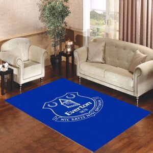 everton fc logo blue Living room carpet rugs