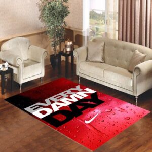 every damn day red water drop Living room carpet rugs
