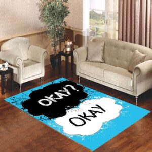 fault in our stars logo on sketch Living room carpet rugs