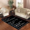 fitness quote self respect Living room carpet rugs