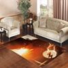 flash logo collage filled Living room carpet rugs