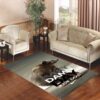 funny bear every damn day Living room carpet rugs