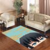 girl of anime Living room carpet rugs