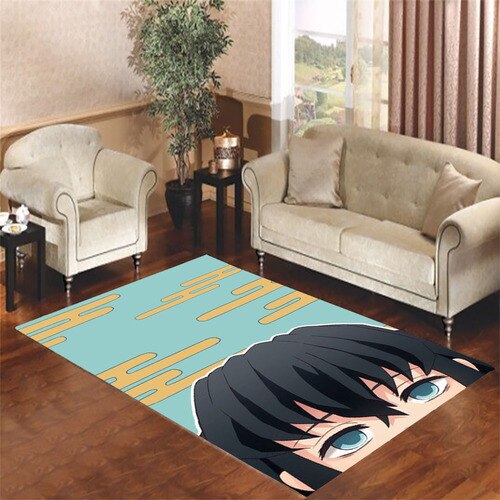 girl of anime Living room carpet rugs