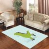 godzilla rollerskates Living room carpet rugs