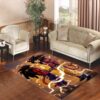 goku vegeta super saiyan 4 Living room carpet rugs