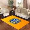 golden state warriors yellow background Living room carpet rugs