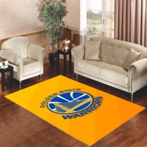 golden state warriors yellow background Living room carpet rugs
