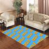 golf blue wallpaper Living room carpet rugs
