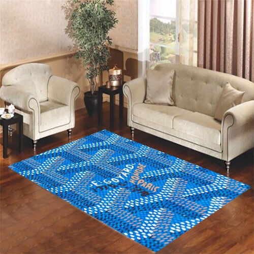 goyard blue Living room carpet rugs