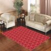goyard wallpaper red Living room carpet rugs