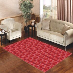 goyard wallpaper red Living room carpet rugs