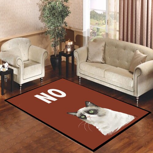 grumpy cat no Living room carpet rugs