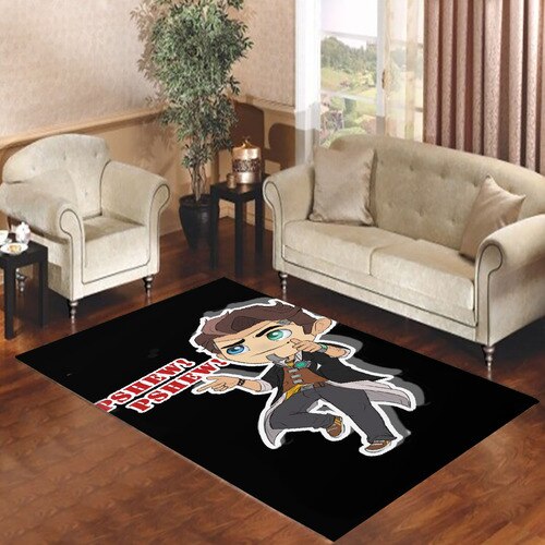 handsome jack finger guns Living room carpet rugs