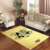 harry potter hogwarts gold emblem Living room carpet rugs