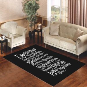 harry potter spells Living room carpet rugs