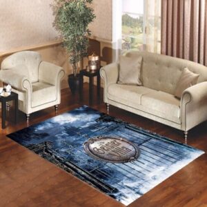 haunted mansion poster Living room carpet rugs