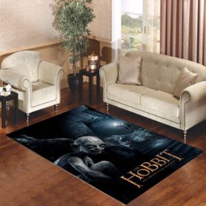 hobbit poster gollum Living room carpet rugs